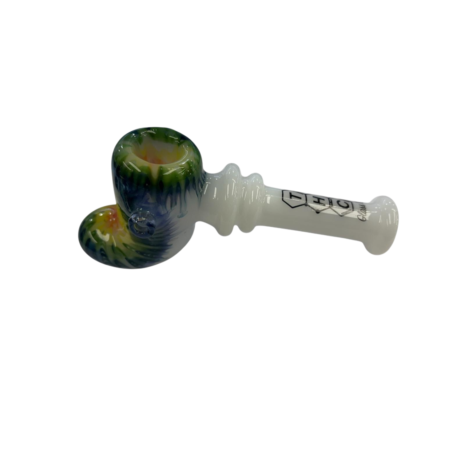 THC GLASS CO. SHERLOCKS / Tie Dye Over White Hammer W Millie